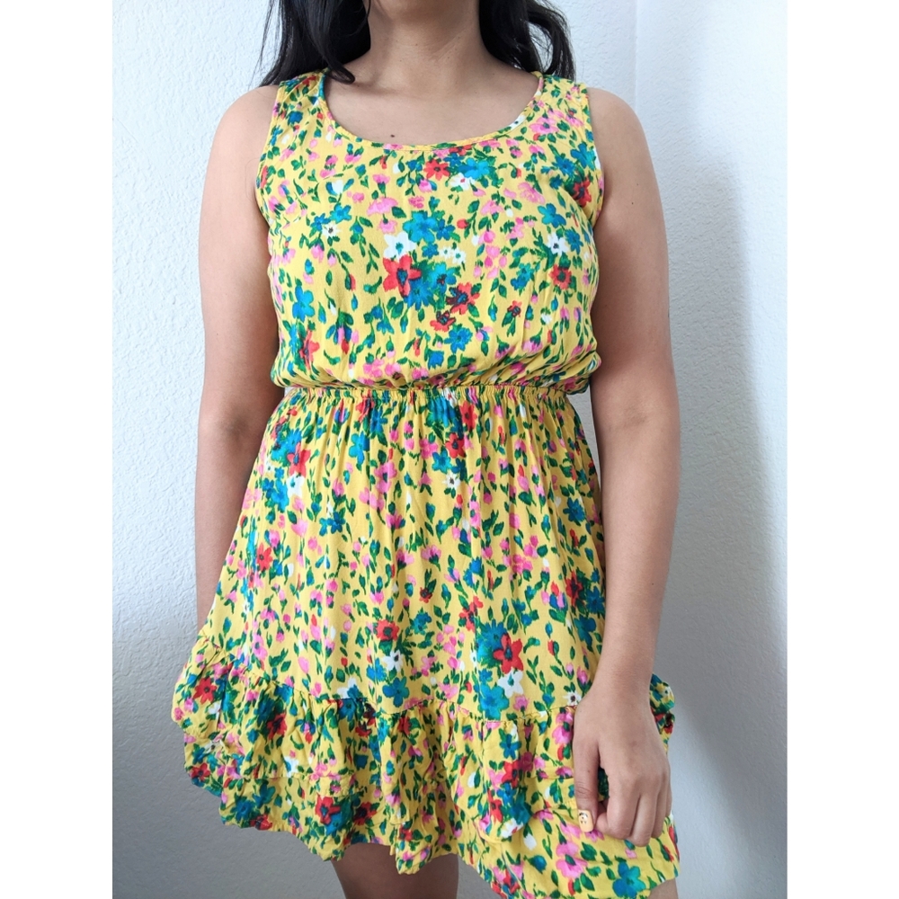 B Jewel Floral Mini Dress